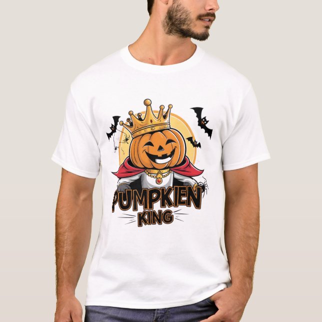 Royal Pumpkin with a Playful Twist T-Shirt (Front)