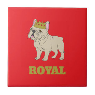 Royal Pup Ceramic Tile