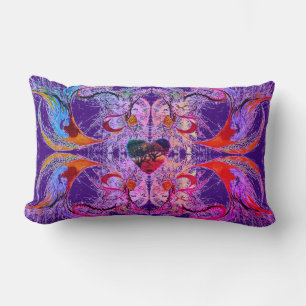 Royal Purple and Exuberant Lumbar Cushion