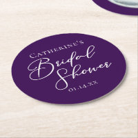 Royal Purple Bridal Shower Personalised