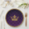 Royal Purple & Gold Crown Elegant Royal Storybook