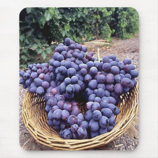 Royal Purple Grapes Mouse Pad (Front)