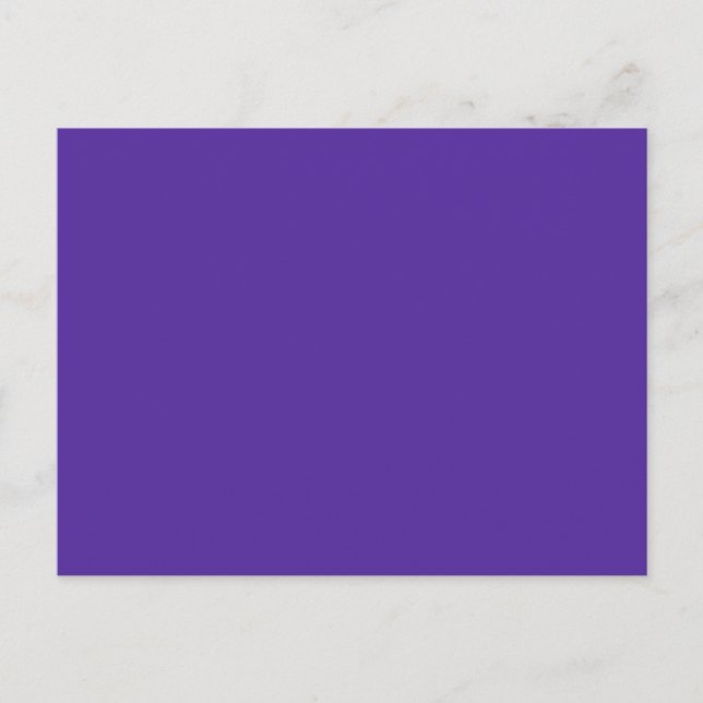 ROYAL PURPLE (solid colour) ~ Postcard (Front)