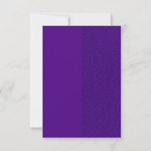 Royal Purple Split‑Glitter Response Card - Custom