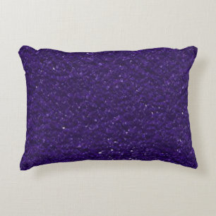 Royal Purple Texture Decorative Cushion