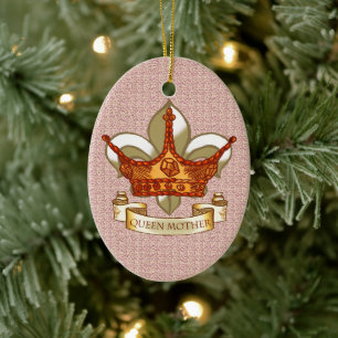 Royal Queen Mother Ceramic Ornament