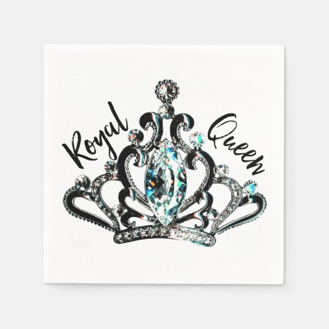 "Royal Queen" Napkin (Front)