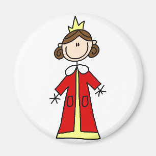 Royal Queen Stick Figure Magnet