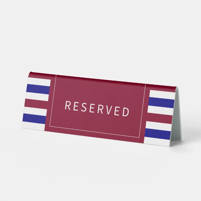 Royal Red and Blue Wedding Theme Reserved  (Front)