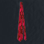 Royal Red and Gold Art Deco Pattern Tie<br><div class="desc">Royal Red and Gold Art Deco Pattern</div>