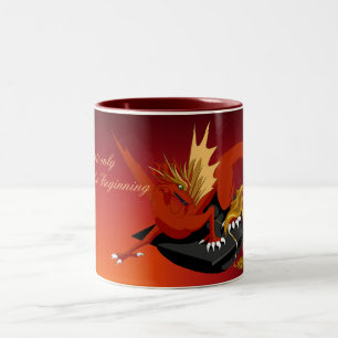 Royal Red Dragon Graduation Mug