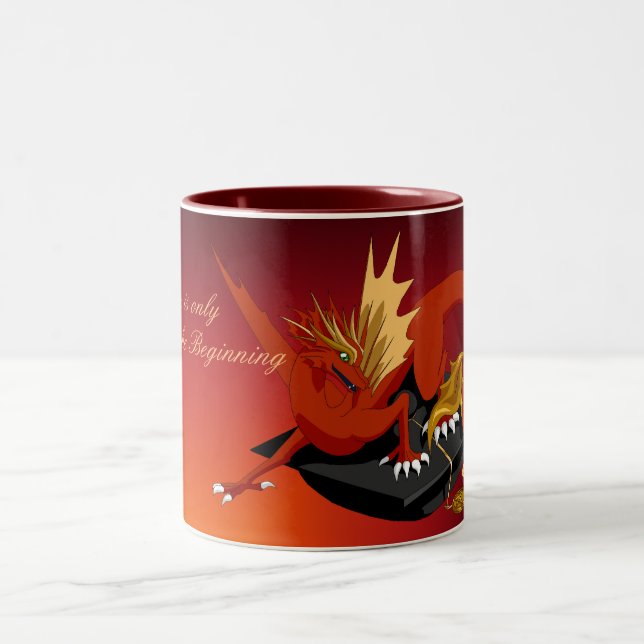 Royal Red Dragon Graduation Mug (Center)