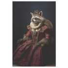 Royal Regal Queen Racoon Decoupage