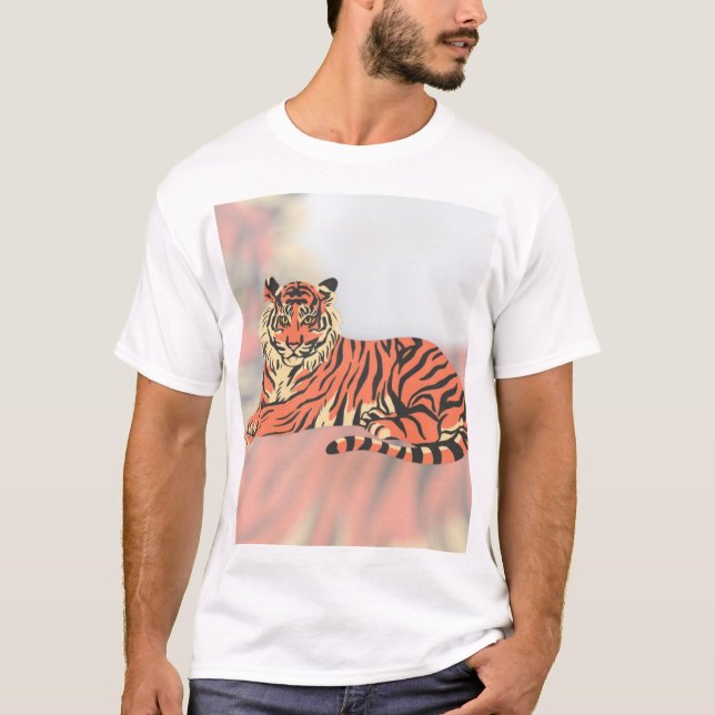 Royal Resting Tiger T-Shirt (Front)