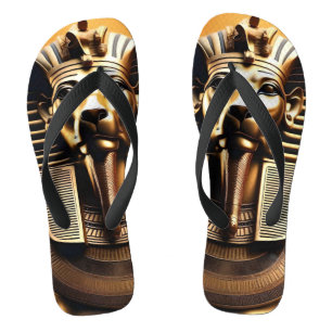 **"Royal Roar: The Golden Pharaoh Lion"** Thongs