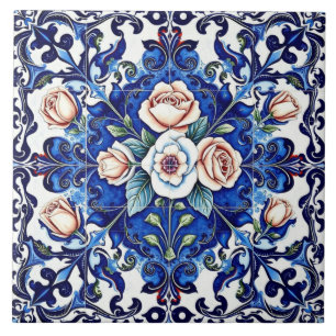 royal rose mosaic tile