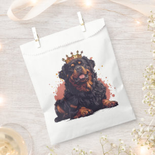 Royal Rottweiler Dog Queen Crown Favour Bag