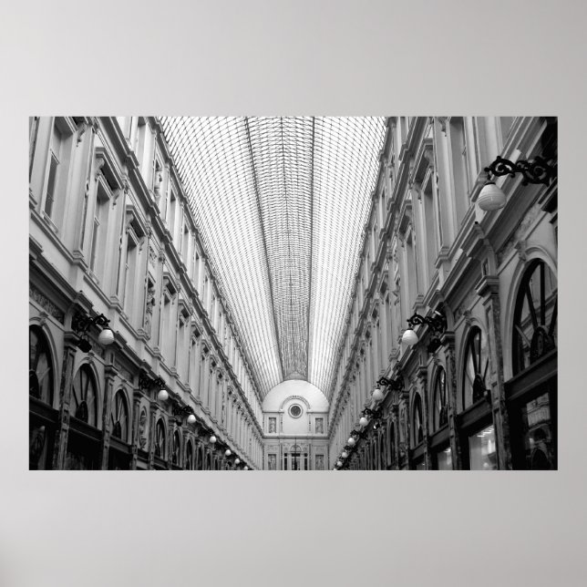 Royal Saint Hubert Galleries, Brussels, Belgium Poster (Front)