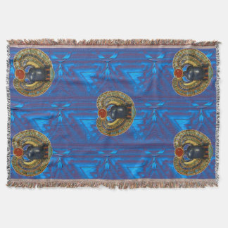 Royal Scarab Throw