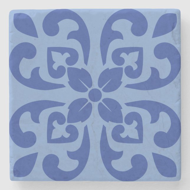 Royal Scroll Blossom Coaster  (Front)