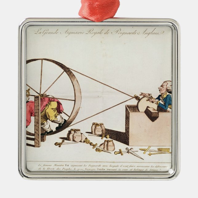 Royal Sharpening Service Metal Tree Decoration (Front)