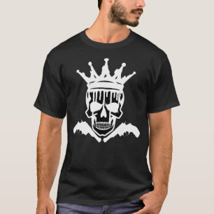Royal Skull Crown Gothic Graphic Edgy Streetwear T-Shirt