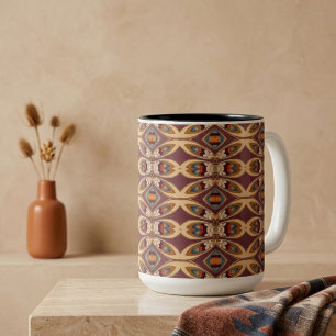 Royal Southwest Deco Two-Tone Coffee Mug