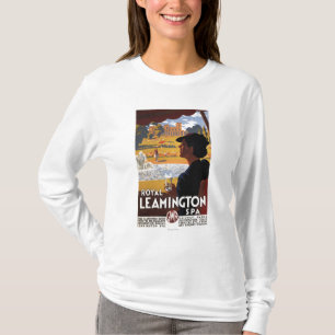 Royal Spa, Woman Drinking Water Rail Poster T-Shirt