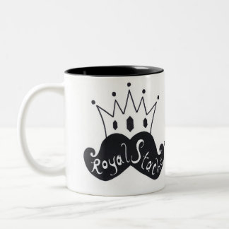 Royal Stache two tone coffee mug