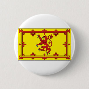 Royal Standard of Scotland 6 Cm Round Badge