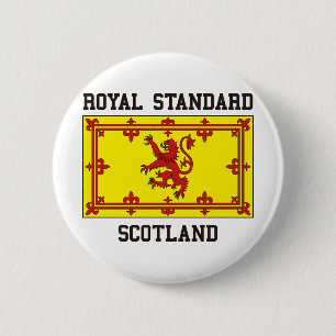 Royal Standard Scotland 6 Cm Round Badge