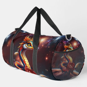 Royal star serpent of the universe. duffle bag