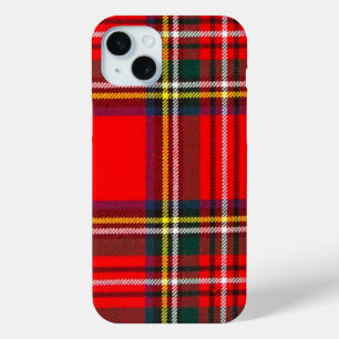 Royal Stewart Clan Tartan Plaid  iPhone 15 Mini Case