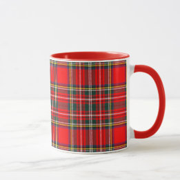 Royal Stewart Clan Tartan Plaid  Mug