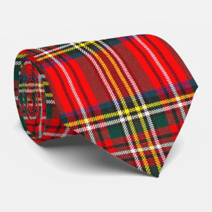 Royal Stewart Clan Tartan Plaid  Tie