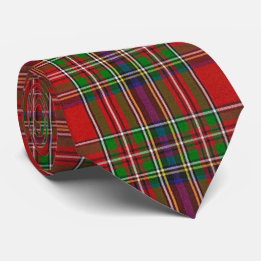 Royal Stewart Clan Tartan Plaid  Tie