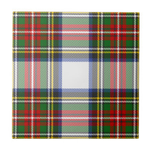 Royal Stewart Dress Clan Tartan Plaid Pattern Ceramic Tile