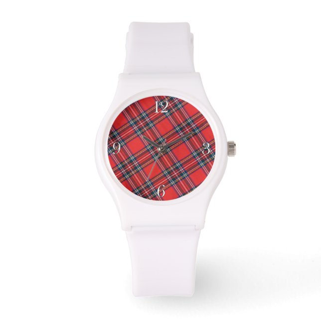 Royal Stewart Modern Scottish Highland Clan Tartan Watch (Front)