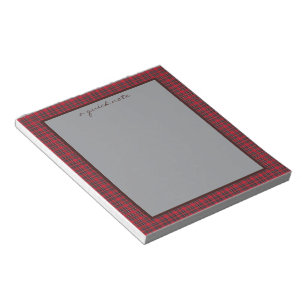 Royal Stewart Original Scottish Tartan Notepad