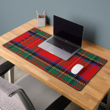 Royal Stewart red and green Scots tartan pattern