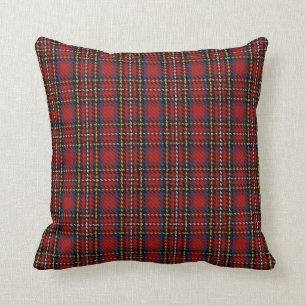 Royal Stewart/Stuart Tartan Pillow