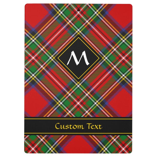 Royal Stewart Tartan Clipboard (Back)