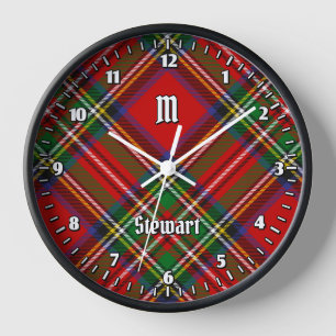 Royal Stewart Tartan Clock