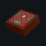Royal Stewart Tartan Gift Box<br><div class="desc">Royal Stewart traditional tartan with modern colours. Featuring red and green colours is ideal for Christmas decoration. Seamless pattern. Custom text and monogram.</div>