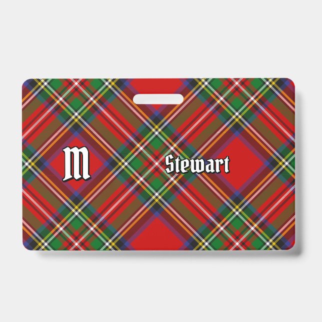 Royal Stewart Tartan ID Badge (Front)