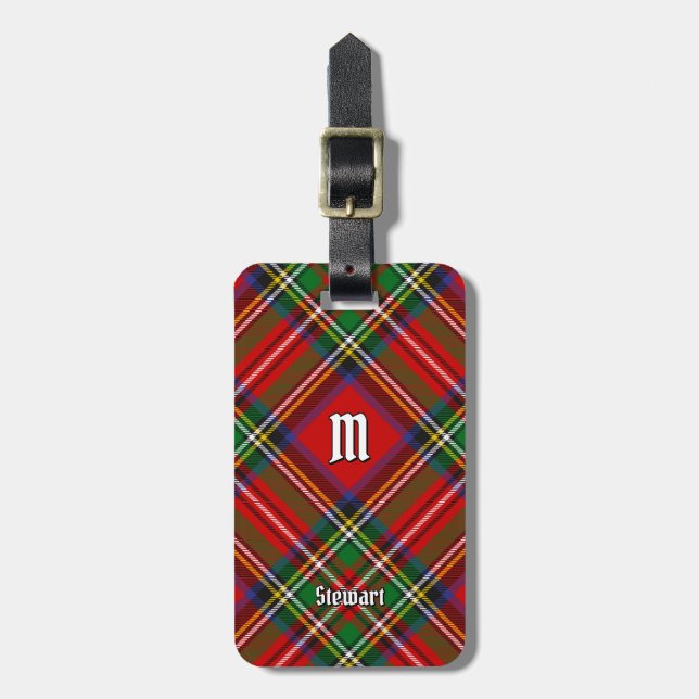 Royal Stewart Tartan Luggage Tag (Front Vertical)