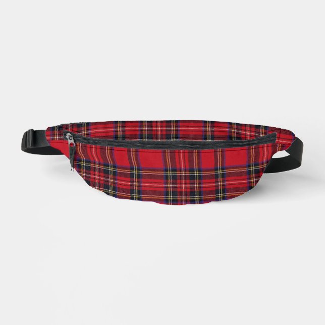 Royal Stewart tartan plaid Print Cut Sew Bag (Front)