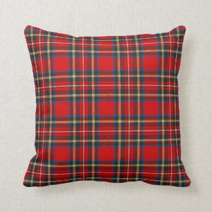 Royal Stewart Tartan Plaid Scottish Pattern Cushion