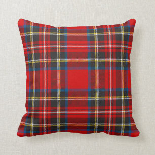 Royal Stewart Tartan Plaid Scottish Pattern Cushion