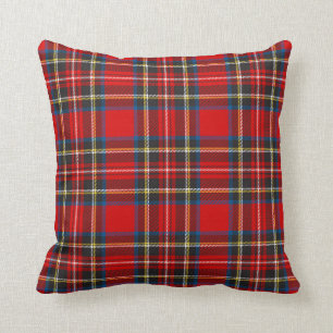 Royal Stewart Tartan Plaid Scottish Pattern Cushion